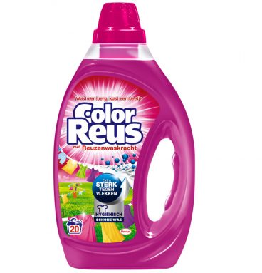 6x Witte Reus Vloeibaar Wasmiddel Color Reus 1 liter