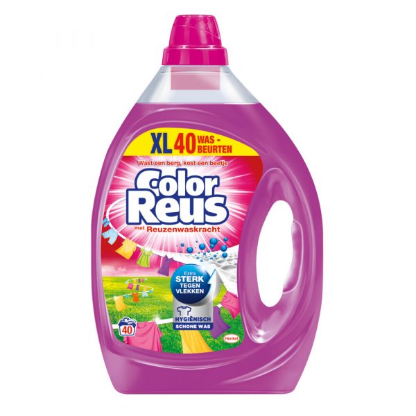 4x Witte Reus Vloeibaar Wasmiddel Kleur 2 liter