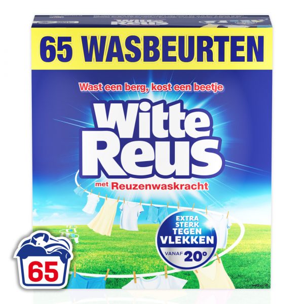 Witte Reus Wasmiddel Poeder 65 Wasbeurten 3