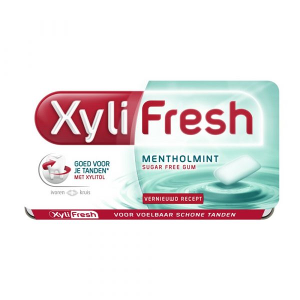 3x Xylifresh Kauwgom Mentholmint