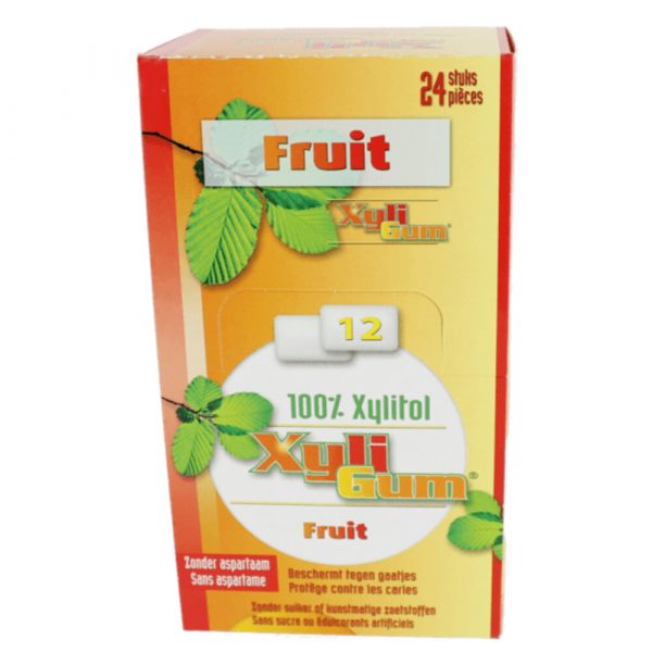 6x Xyligum Kauwgom Fruit 12 stuks