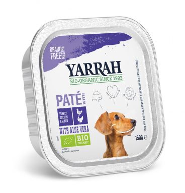 Yarrah Bio Hondenvoer Paté Kip - Kalkoen 150 gr