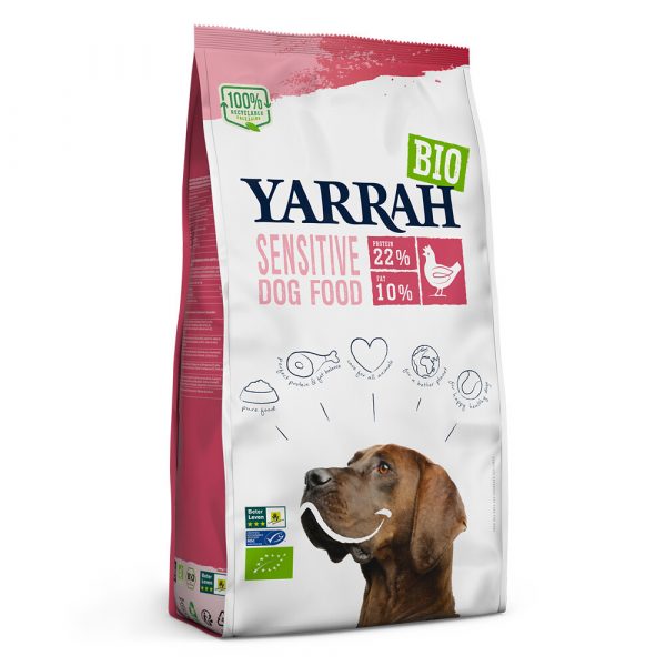 Yarrah Bio Hondenvoer Sensitive Adult Kip - Rijst 2 kg