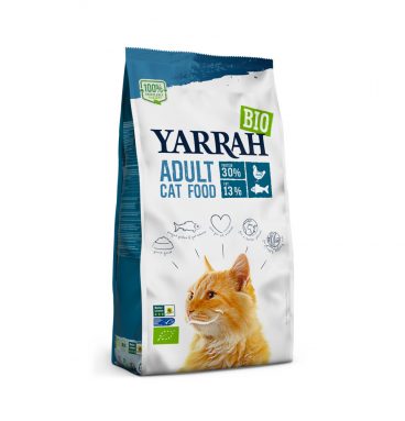 Yarrah Bio Kattenvoer Adult Vis 10 kg