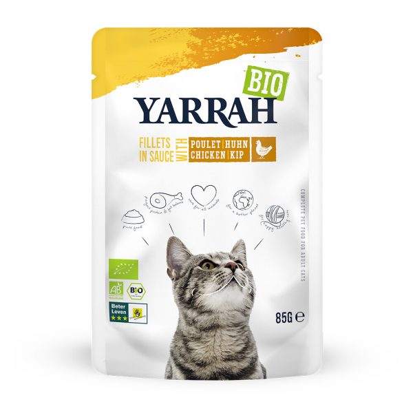 Yarrah Bio Kattenvoer Kip 85 gr