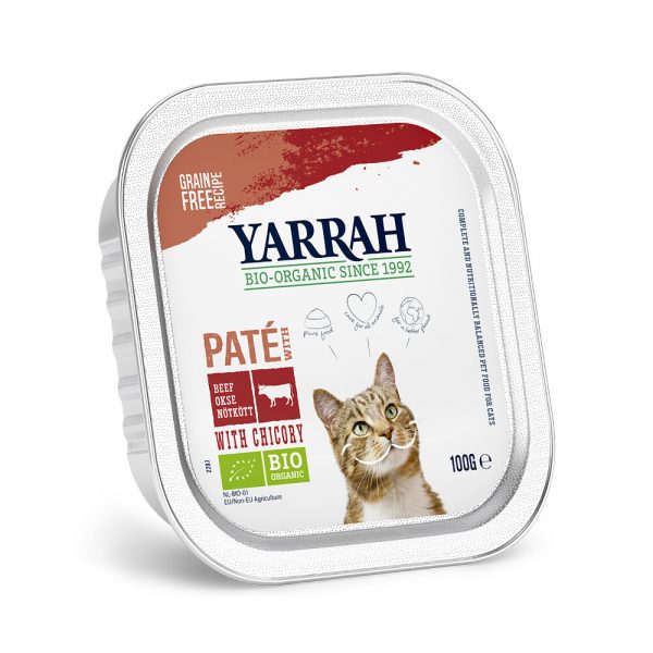 Yarrah Bio Kattenvoer Paté Rund - Kip 100 gr