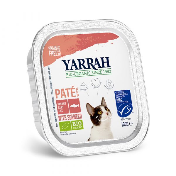 Yarrah Bio Kattenvoer Paté Zalm 100 gr