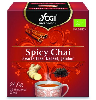 3x Yogi Spicy Chai Biologisch 12 stuks