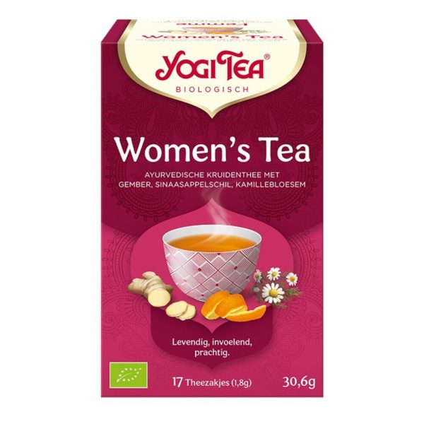 3x Yogi tea Biologisch Thee Womens 17 stuks