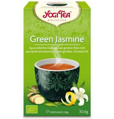 3x Yogi tea Green Jasmine Biologisch 17 stuks