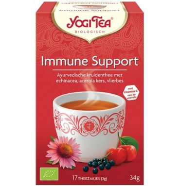 6x Yogi tea Immune Support Biologisch 17 stuks