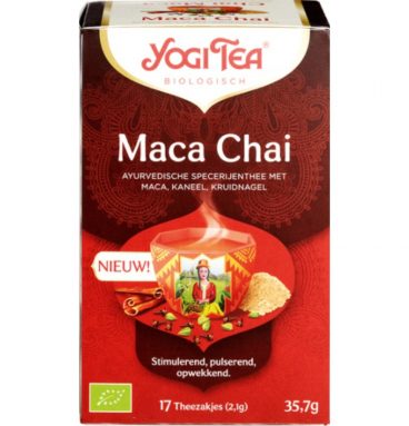 3x Yogi tea Maca Chai 12 Stuks