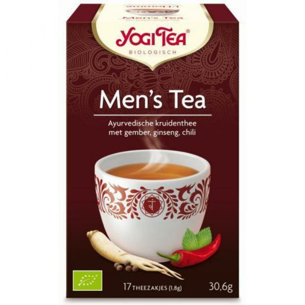 6x Yogi tea Mens Tea Biologisch 17 stuks