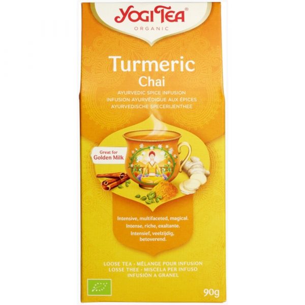 8x Yogi tea Turmeric Chai Bio 90 Gr