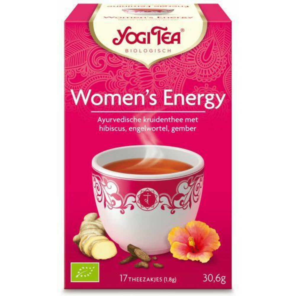 6x Yogi tea Womens Energie Biologisch 17 stuks