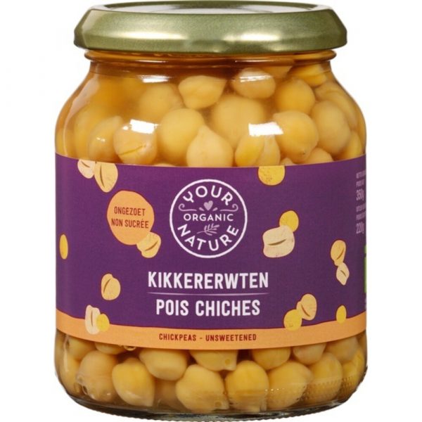 3x Your Organic Nature Kikkererwten Bio 350 gr