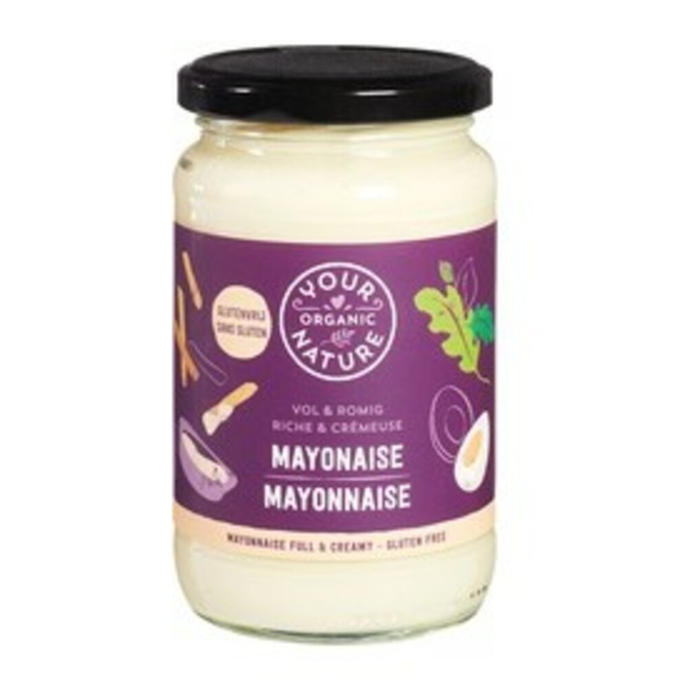 3x Your Organic Nature Mayonaise Vol&Romig Biologisch 370 ml