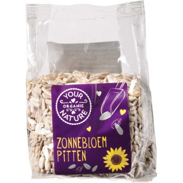 6x Your Organic Nature Zonnebloempitten Bio 200 gr