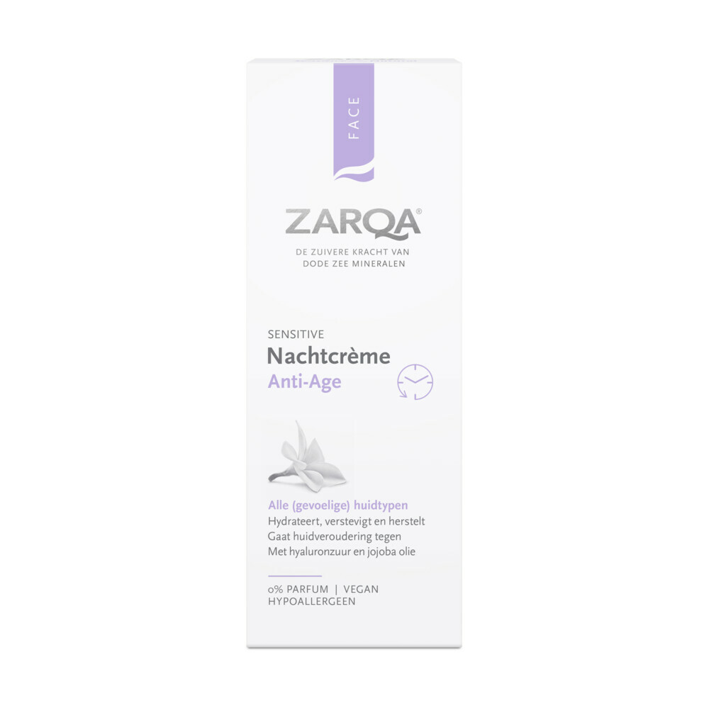 3x Zarqa Nachtcreme Anti-Age 50 ml