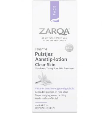 3x Zarqa Puistjes Aanstip-lotion Clear Skin 20 ml