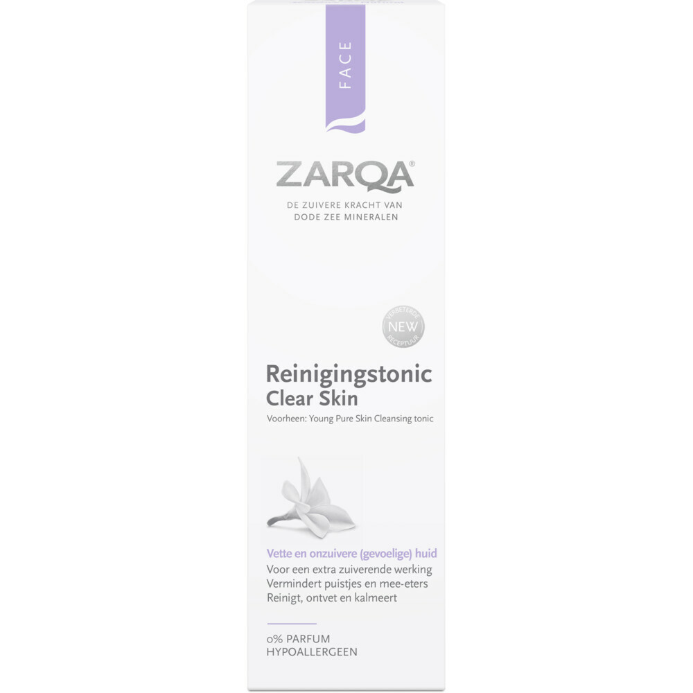 3x Zarqa Reinigingstonic Clear Skin 200 ml