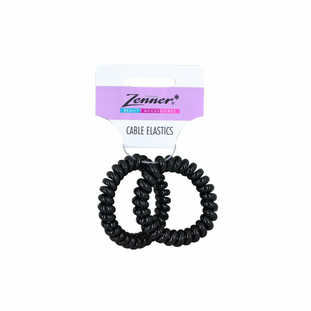 Zenner Cable Elastics Zwart 2 stuks