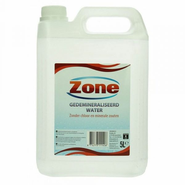 Zone Gedemineraliseerd Water 5 liter