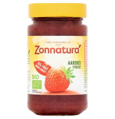 Zonnatura Fruitspread Aardbei Biologisch 250 gr