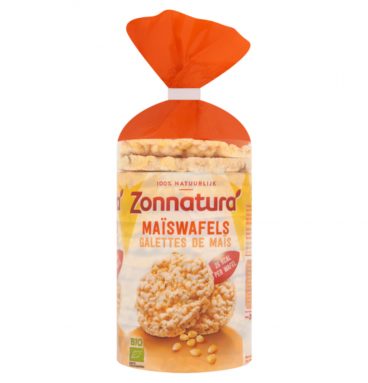 3x Zonnatura Maiswafels Biologisch 100 gr