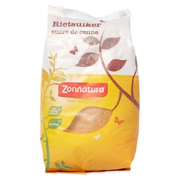 3x Zonnatura Rietsuiker ruw 750 gr