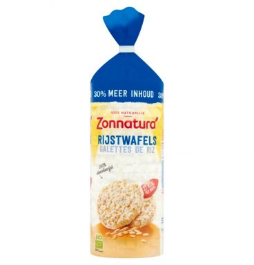 3x Zonnatura Rijstwafel Naturel Bio 130 gr