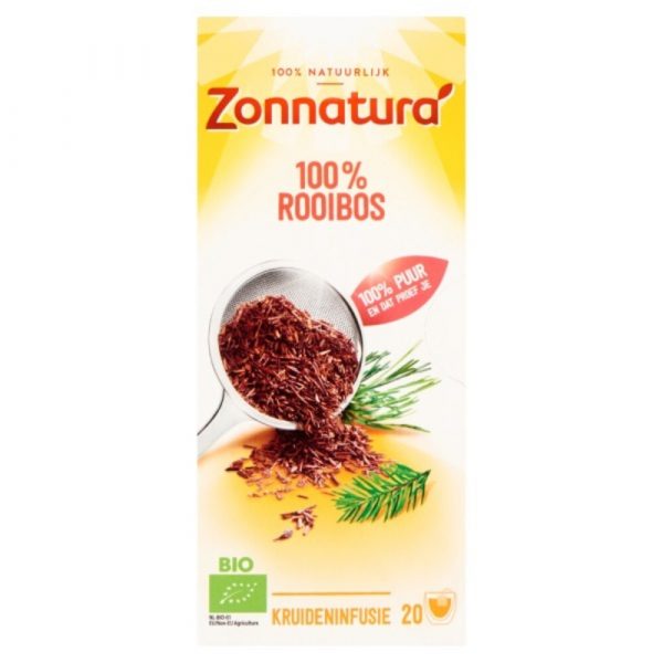 3x Zonnatura Thee Rooibos Bio 20 stuks