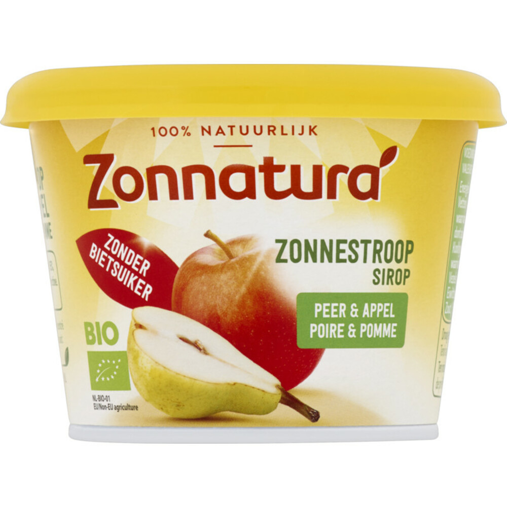 Zonnatura Zonnestroop Peer en Appel Biologisch 300 gr