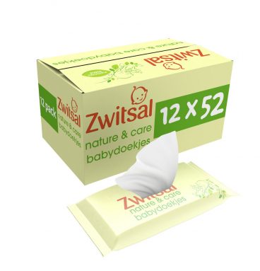 Zwitsal Babydoekjes Nature&Care 12 x 52 stuks