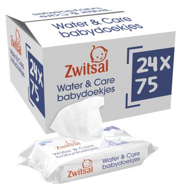 Zwitsal Water&Care Babydoekjes 24 x 75 doekjes