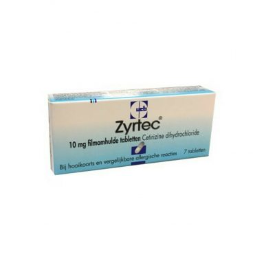 Zyrtec Cetirizine dihydrochloride 10 mg 7 tabletten