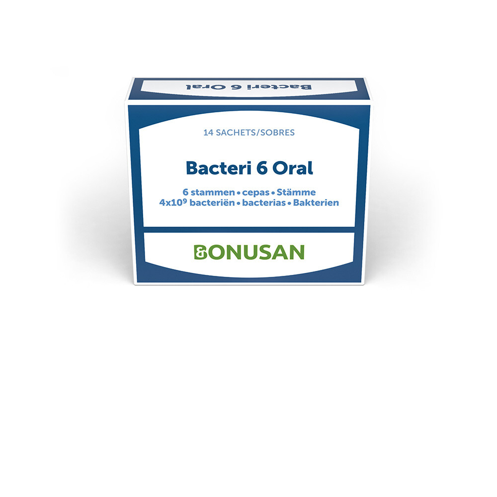 gratis verzending: Bonusan Bacteri 6 Oral 14 sachets