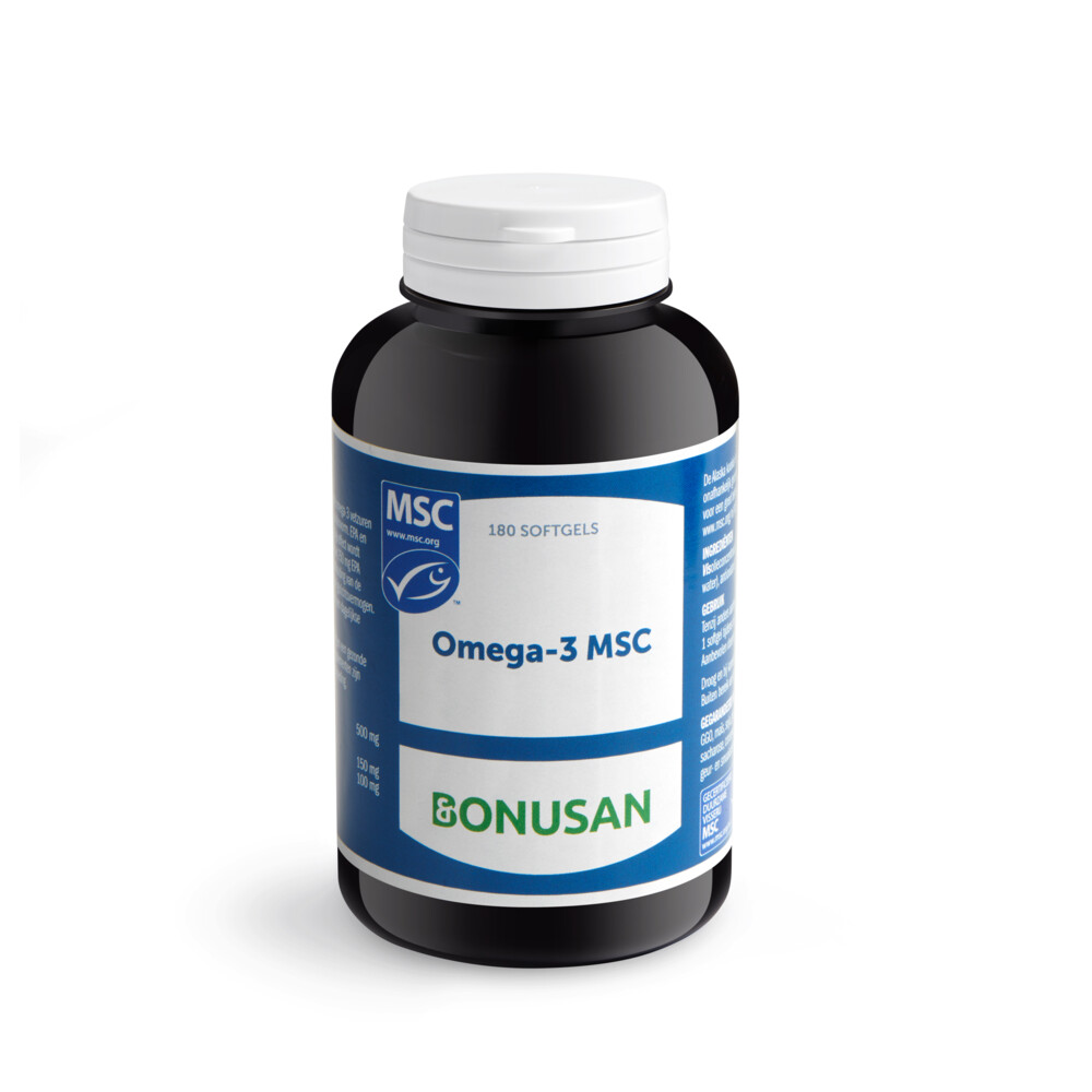 gratis verzending: Bonusan Omega 3 MSC 180 softgel capsules