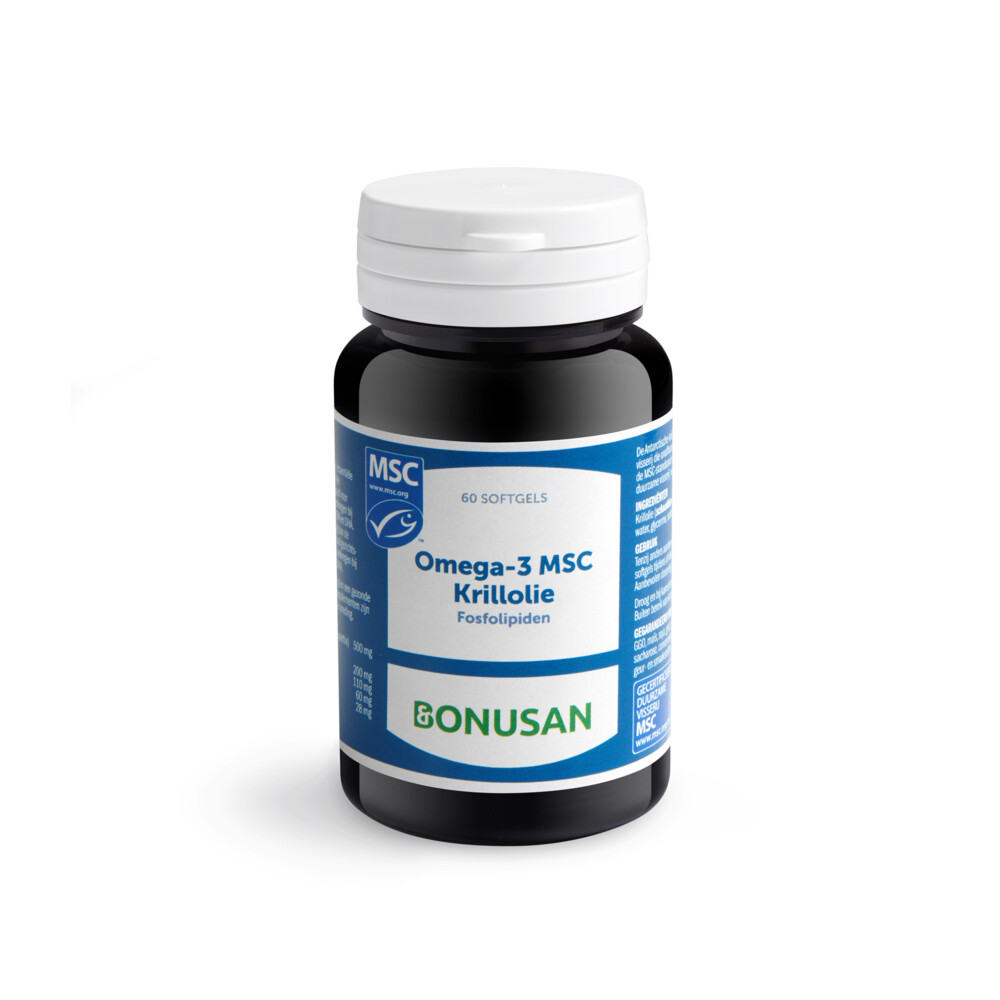 gratis verzending: Bonusan Omega 3 MSC Krillolie 60 softgel capsules