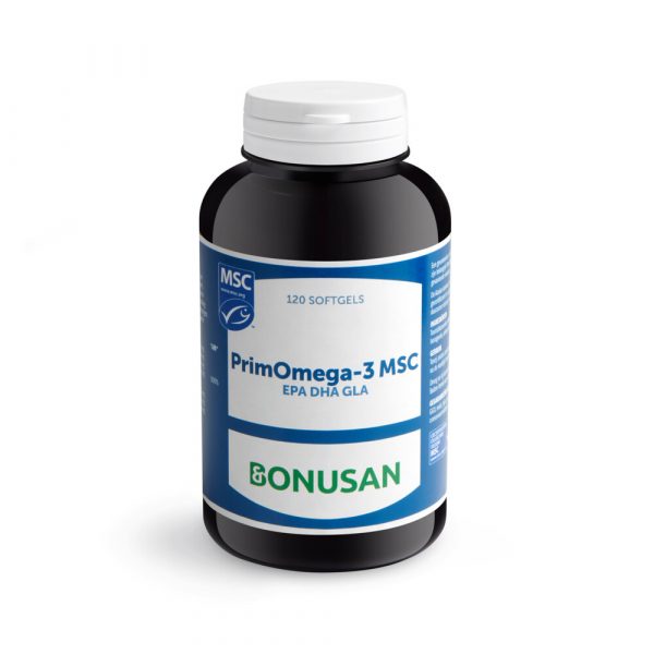 gratis verzending: Bonusan PrimOmega 3 MSC 120 softgel capsules